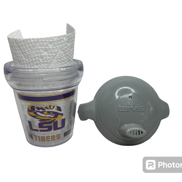 Tervis My First Tervis Sippy Cup LSU Tigers Toddler Cup Purple Yellow Louisiana - Picture 3 of 11